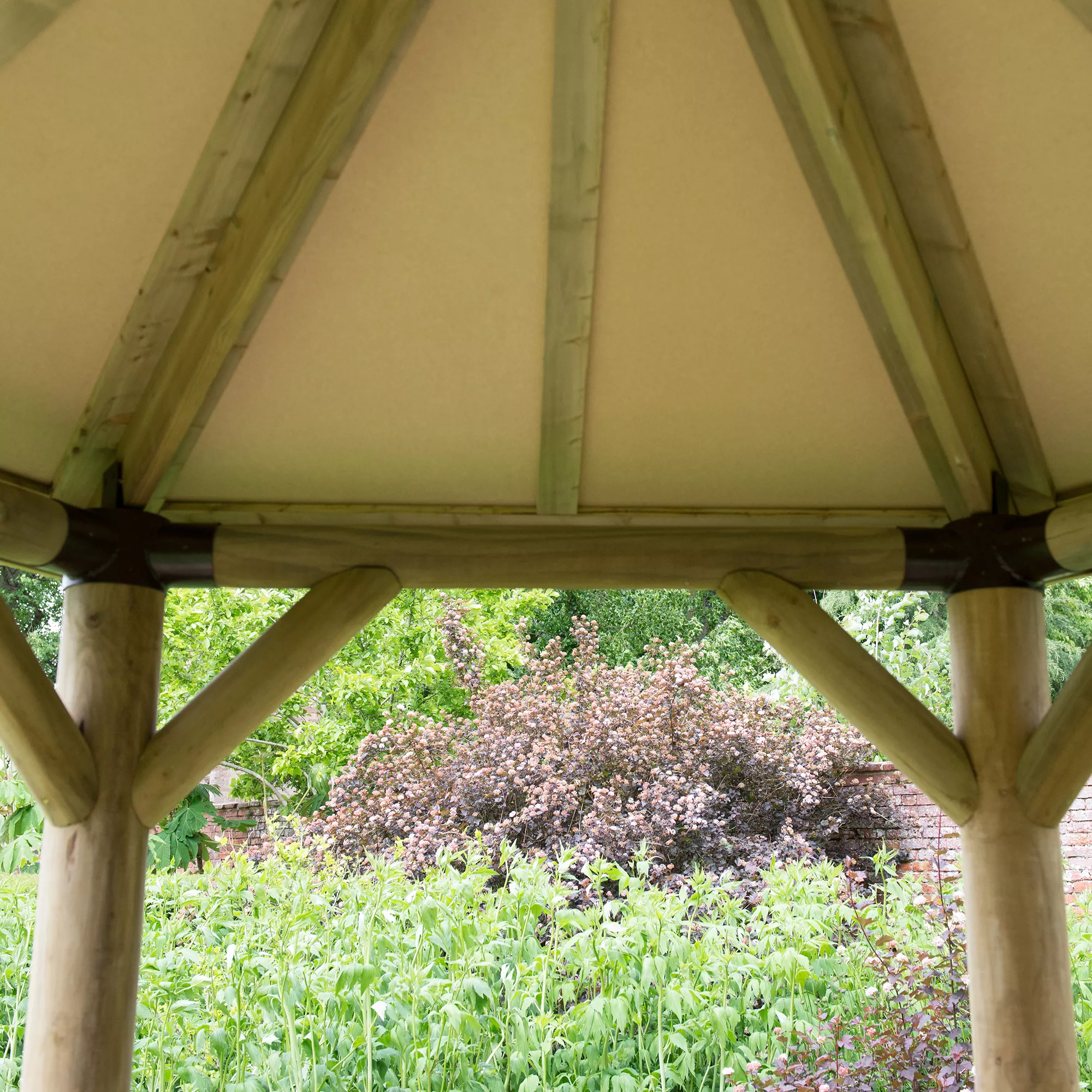 Forest Garden Hexagonal Gazebo, (W)3.3m (D)2.84m 5 Forest Garden Hexagonal Gazebo, (W)3.3m (D)2.84m - Image 3