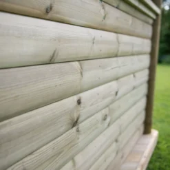 Forest Garden Hexagonal Gazebo With Timber Roof, (W)4.9m (D)4.24m -Outdoor Garden Shop forest garden hexagonal gazebo with timber roof w 4 9m d 4 24m5013053163443 06i