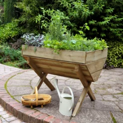 Forest Garden Kitchen Garden Wooden Rectangular Planter -Outdoor Garden Shop forest garden kitchen garden wooden rectangular planter5013053143049 01i bq