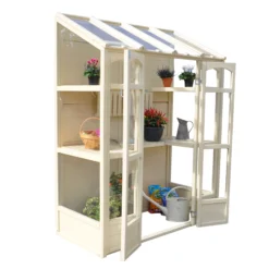 Forest Garden Natural Timber 5x2 Greenhouse -Outdoor Garden Shop forest garden natural timber 5x2 greenhouse5013053176375 04c