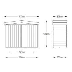 Forest Garden Overlap Wooden 6x3 Apex Garden Storage -Outdoor Garden Shop forest garden overlap wooden 6x3 apex garden storage5013053162859 01t bq