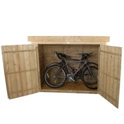 Forest Garden Overlap Wooden 6x3 Pent Garden Storage -Outdoor Garden Shop forest garden overlap wooden 6x3 pent garden storage5013053162835 01c bq