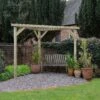 Forest Garden Slatted Corner Pergola, (H)2130mm (W)1470mm