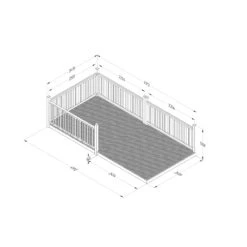 Front Page -Outdoor Garden Shop forest garden softwood decking kit x4 balustrade l 1 31m x w 4 91m5013053192429 01t