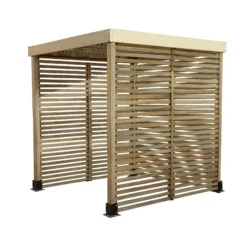 Forest Garden Square Pergola, (H)2045mm (W)1970mm -Outdoor Garden Shop forest garden square pergola h 2045mm w 1970mm5013053183175 01c bq