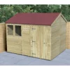 Forest Garden Timberdale 10x8 Ft Reverse Apex Tongue & Groove Wooden Shed With Floor -Outdoor Garden Shop forest garden timberdale 10x8 ft reverse apex tongue groove wooden shed with floor5013053189078 01i bq