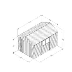 Forest Garden Timberdale 12x8 Ft Apex Tongue & Groove Wooden Shed With Floor 7 Forest Garden Timberdale 12x8 Ft Apex Tongue & Groove Wooden Shed With Floor -Outdoor Garden Shop forest garden timberdale 12x8 ft apex tongue groove wooden shed with floor5013053189139 01t bq