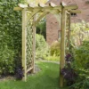 Forest Garden Ultima Arch Pergola, (H)2450mm (W)1820mm -Outdoor Garden Shop forest garden ultima arch pergola h 2450mm w 1820mm5013053134832 01i bq