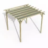 Forest Garden Ultima Cream Pergola & Decking Kit, X4 Post (H) 2.7m X (W) 3.6m - Canopy Included -Outdoor Garden Shop forest garden ultima cream pergola decking kit x4 post h 2 7m x w 3 6m canopy included5013053192290 01c