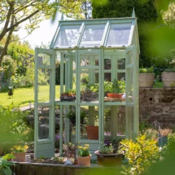 Forest Garden Victorian Walk Around 4x3 Greenhouse With Auto Vent -Outdoor Garden Shop forest garden victorian walk around 4x3 greenhouse with auto vent5013053176368 04i