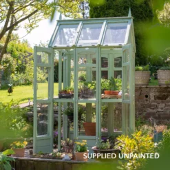Forest Garden Victorian Walk Around 4x3 Greenhouse With Auto Vent -Outdoor Garden Shop forest garden victorian walk around 4x3 greenhouse with auto vent5013053176368 05i