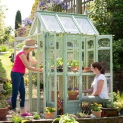 Forest Garden Victorian Walk Around 4x3 Greenhouse With Auto Vent -Outdoor Garden Shop forest garden victorian walk around 4x3 greenhouse with auto vent5013053176368 06i