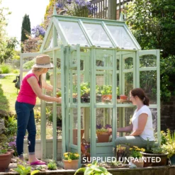 Forest Garden Victorian Walk Around 4x3 Greenhouse With Auto Vent -Outdoor Garden Shop forest garden victorian walk around 4x3 greenhouse with auto vent5013053176368 07i