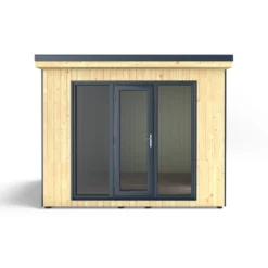 Forest Garden Xtend 10x9 Pent Tongue & Groove Garden Office With Single Door -Outdoor Garden Shop forest garden xtend 10x9 pent tongue groove garden office with single door5013053183588 01c