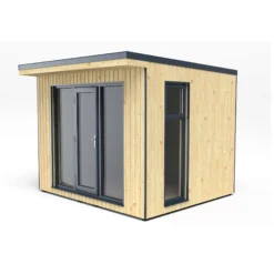 Forest Garden Xtend 10x9 Pent Tongue & Groove Garden Office With Single Door -Outdoor Garden Shop forest garden xtend 10x9 pent tongue groove garden office with single door5013053183588 02c