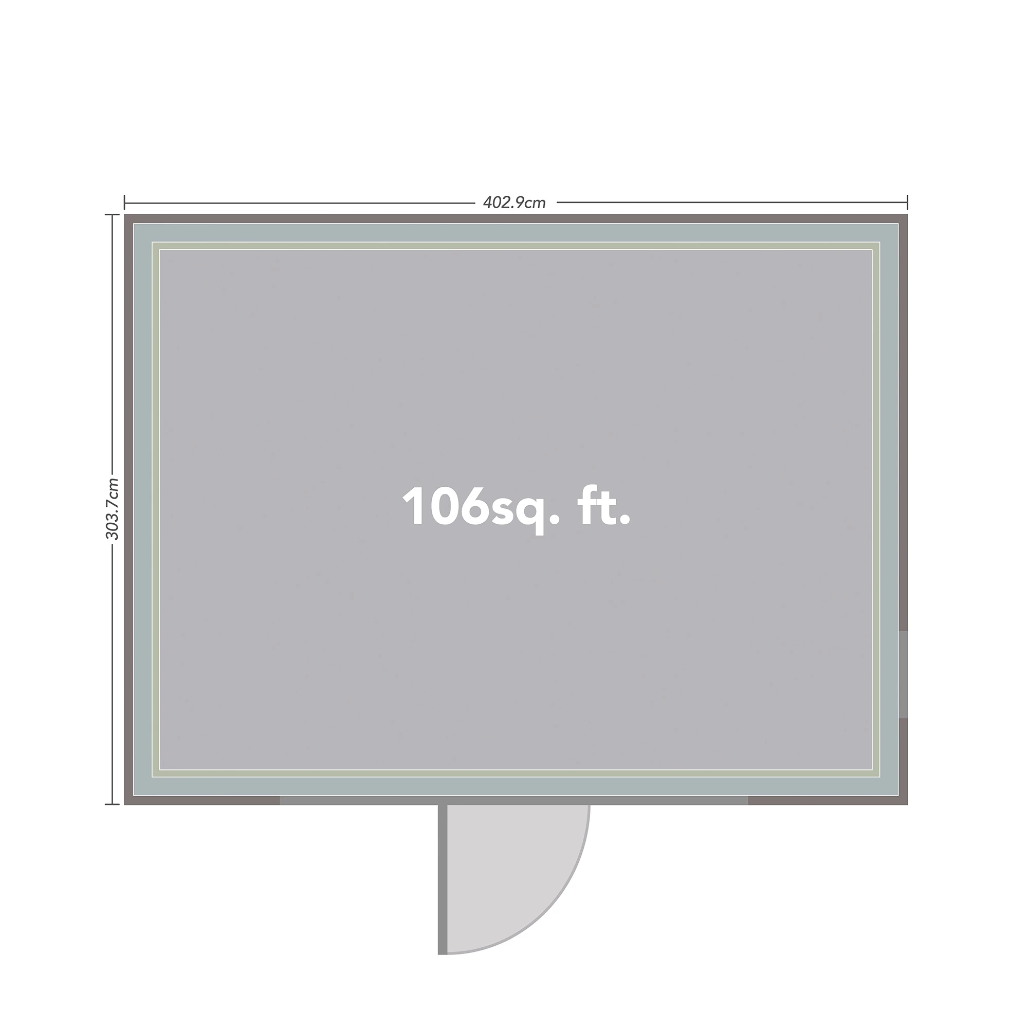 Forest Garden Xtend+ 13x11 Pent Tongue & Groove Garden Office 9 Forest Garden Xtend+ 13x11 Pent Tongue & Groove Garden Office - Image 7