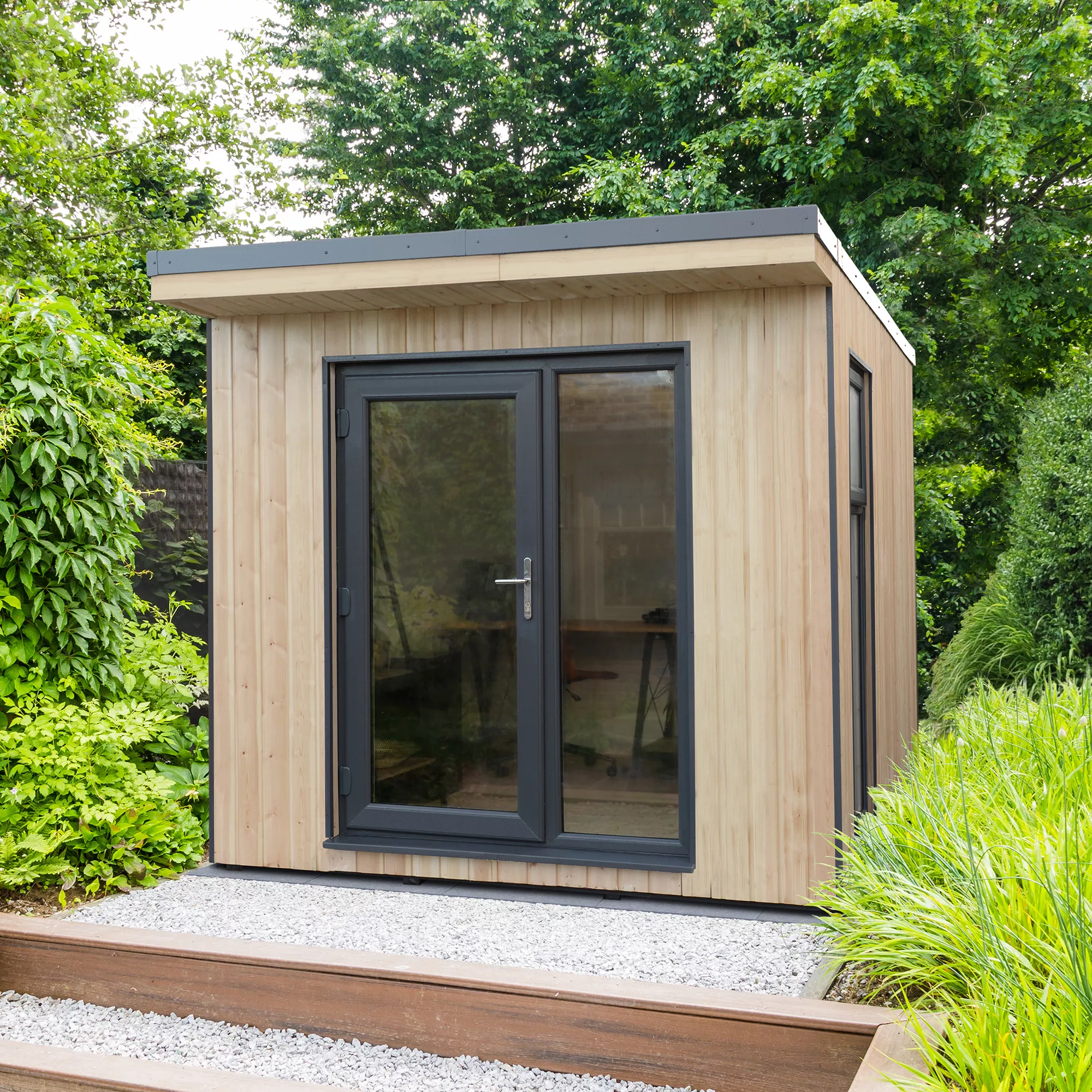 Forest Garden Xtend 8x9 Pent Tongue & Groove Garden Office With Single Door 3 Forest Garden Xtend 8x9 Pent Tongue & Groove Garden Office With Single Door