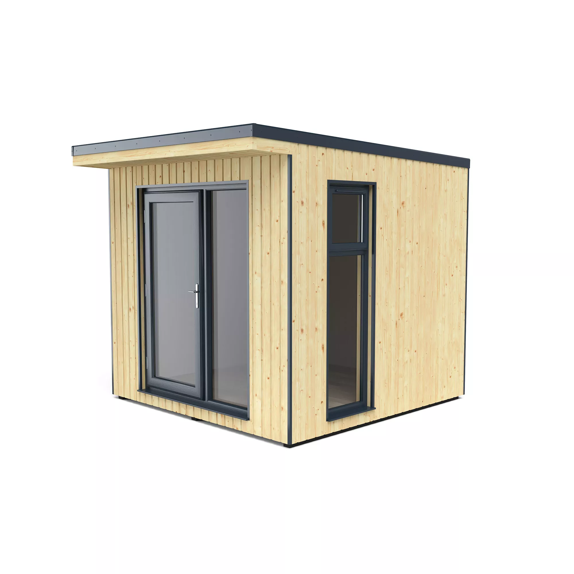 Forest Garden Xtend 8x9 Pent Tongue & Groove Garden Office With Single Door 5 Forest Garden Xtend 8x9 Pent Tongue & Groove Garden Office With Single Door - Image 3