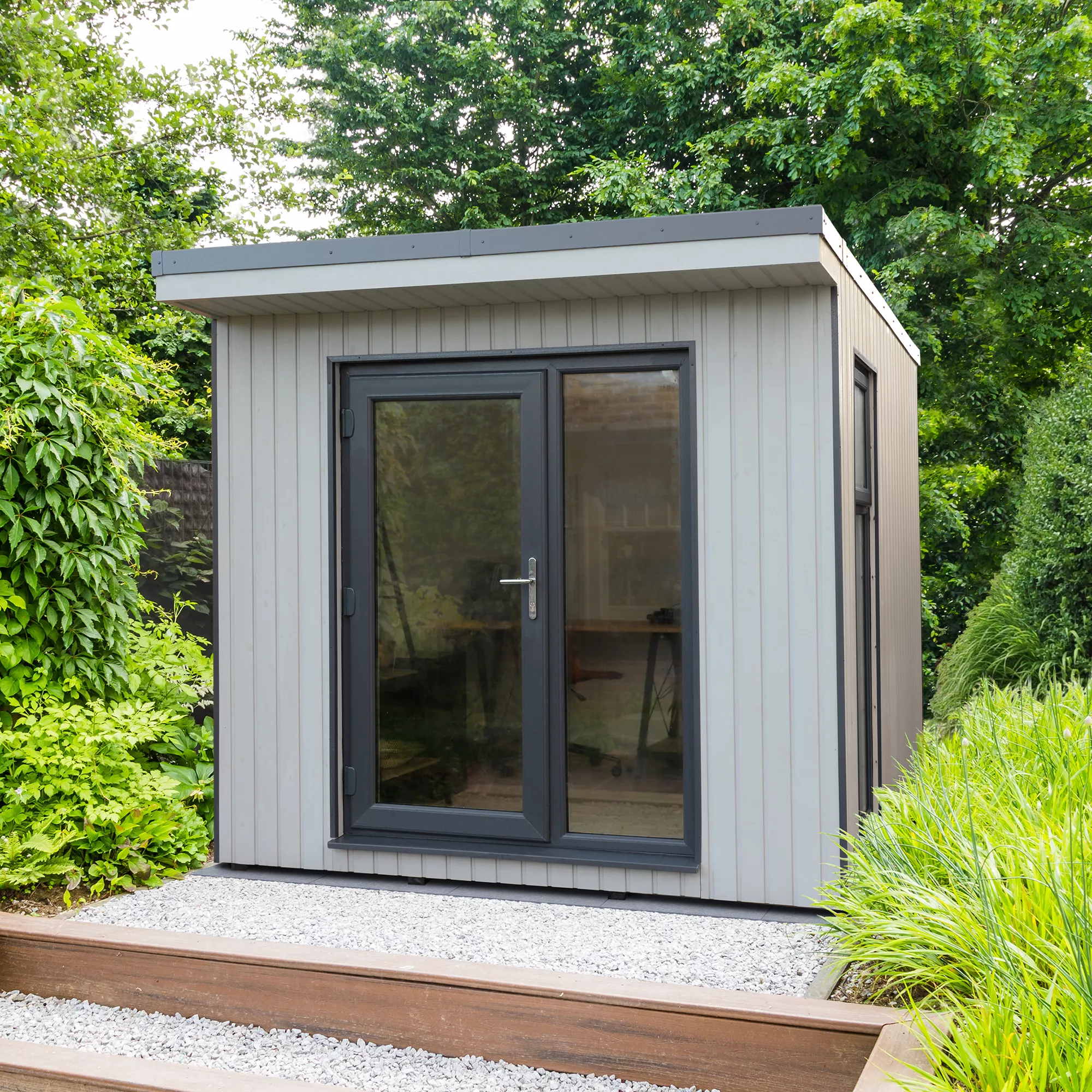 Forest Garden Xtend 8x9 Pent Tongue & Groove Garden Office With Single Door 17 Forest Garden Xtend 8x9 Pent Tongue & Groove Garden Office With Single Door - Image 15