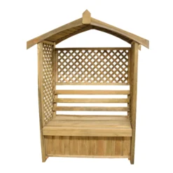 Forest Lyon Lattice Arbour, (H)2000mm (W)1560mm (D)670mm - Assembly Required 9 Forest Lyon Lattice Arbour, (H)2000mm (W)1560mm (D)670mm - Assembly Required -Outdoor Garden Shop forest lyon lattice arbour h 2000mm w 1560mm d 670mm assembly required5013053154694 01c