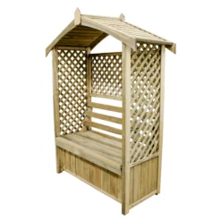 Forest Lyon Lattice Arbour, (H)2000mm (W)1560mm (D)670mm - Assembly Required 10 Forest Lyon Lattice Arbour, (H)2000mm (W)1560mm (D)670mm - Assembly Required -Outdoor Garden Shop forest lyon lattice arbour h 2000mm w 1560mm d 670mm assembly required5013053154694 02c
