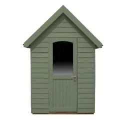 Forest Retreat 8x5 Apex Pressure Treated Overlap Green Shed With Floor - Assembly Service Included -Outdoor Garden Shop forest retreat 8x5 apex pressure treated overlap green shed with floor assembly service included5013053176344 04c bq