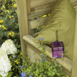 Forest Venetian Corner Arbour, (H)2500mm (W)2330mm (D)1610mm - Assembly Required -Outdoor Garden Shop forest venetian corner arbour h 2500mm w 2330mm d 1610mm assembly required5013053139745 13i