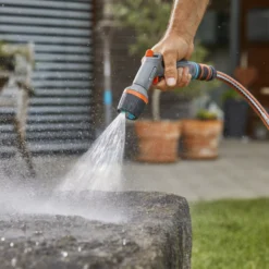Gardena 4 Function Hose Spray Gun -Outdoor Garden Shop gardena 4 function hose spray gun4078500044561 01i bq
