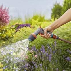 Gardena 4 Function Hose Spray Gun -Outdoor Garden Shop gardena 4 function hose spray gun4078500044561 02i bq