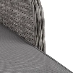 GoodHome Hamilton Steeple Grey Rattan Effect Sun Lounger -Outdoor Garden Shop goodhome hamilton steeple grey rattan effect sun lounger5059340676159 38c