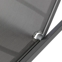 GoodHome Moorea Grey Metal Sun Lounger -Outdoor Garden Shop goodhome moorea grey metal sun lounger5059340347356 36c