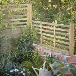 GoodHome Neva Pin Timber Trellis Panel (W)179cm X (H)52cm -Outdoor Garden Shop goodhome neva pin timber trellis panel w 179cm x h 52cm3663602942979 03bq