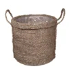 GoodHome Witoto Natural Seagrass Round Plant Pot (Dia)41cm -Outdoor Garden Shop goodhome witoto natural seagrass round plant pot dia 41cm5059340327372 02c
