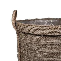 GoodHome Witoto Natural Seagrass Round Plant Pot (Dia)41cm -Outdoor Garden Shop goodhome witoto natural seagrass round plant pot dia 41cm5059340327372 36c