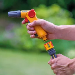 Hozelock 3 Function Hose Spray Gun -Outdoor Garden Shop hozelock 3 function hose spray gun5010646062442 01i bq