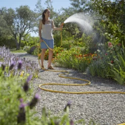 Hozelock Ultraflex 6765 0000 Yellow 5-layer Reinforced Hose Pipe (L)10m -Outdoor Garden Shop hozelock ultraflex 6765 0000 yellow 5 layer reinforced hose pipe l 10m3506111170399 02i bq