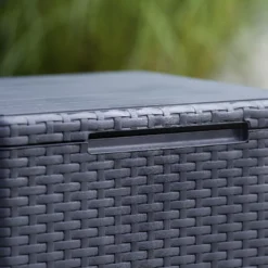 Keter Graphite 38.1L Small Plastic Storage Box & Lid -Outdoor Garden Shop keter graphite 38 1l small plastic storage box lid8711245155517 36c