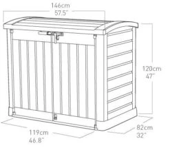 Keter Store-it-out ARC Plastic Garden Storage Box -Outdoor Garden Shop keter store it out arc plastic garden storage box5397007165784 01t BQ
