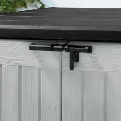 Keter Store It Out Max Wood Effect Garden Storage 1200L -Outdoor Garden Shop keter store it out max wood effect garden storage 1200l3253929001413 03i