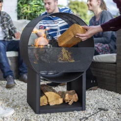 La Hacienda Camacha Steel Fireplace 10 La Hacienda Camacha Steel Fireplace -Outdoor Garden Shop la hacienda camacha steel fireplace5055025585273 02i BQ