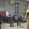 La Hacienda Cuba Cast Iron & Steel Chiminea 1 La Hacienda Cuba Cast Iron & Steel Chiminea -Outdoor Garden Shop la hacienda cuba cast iron steel chiminea5055025560270 01i bq