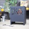 La Hacienda Fire Basket Steel Firepit -Outdoor Garden Shop la hacienda fire basket steel firepit5055025586119 01i bq