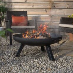 La Hacienda Industrial Steel Firepit 7 La Hacienda Industrial Steel Firepit -Outdoor Garden Shop la hacienda industrial steel firepit5055025586065 01i bq