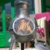 La Hacienda Panama Cast Iron & Steel Chiminea -Outdoor Garden Shop la hacienda panama cast iron steel chiminea5055025591182 01i bq