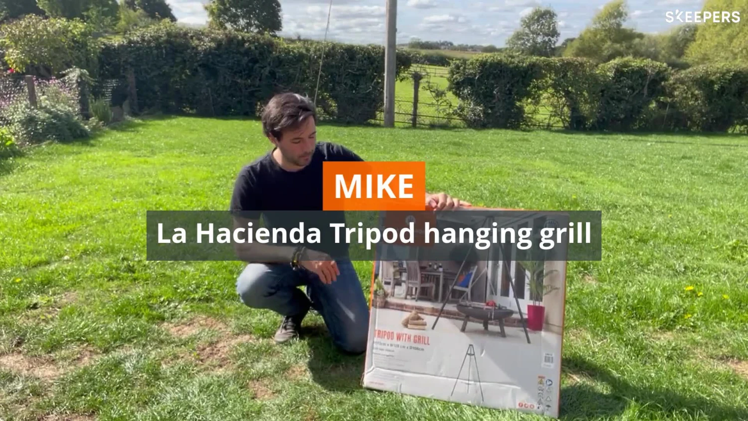 La Hacienda Tripod Hanging Grill 4 La Hacienda Tripod Hanging Grill - Image 2