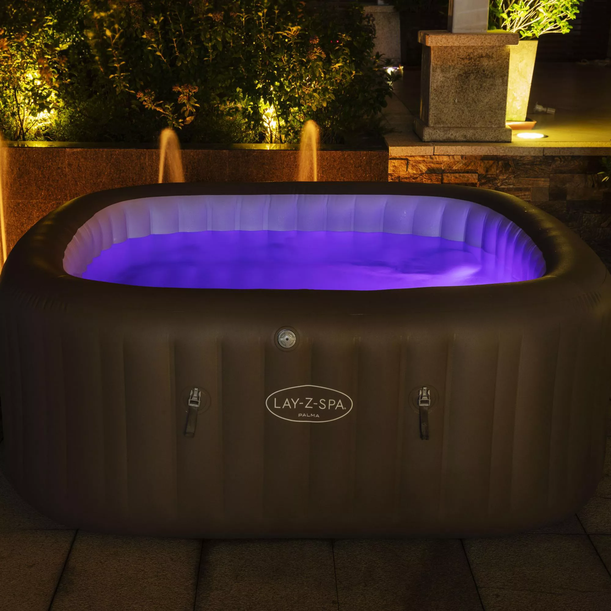 Lay-Z-Spa Palma Hydrojet 0 Person Inflatable Hot Tub 4 Lay-Z-Spa Palma Hydrojet 0 Person Inflatable Hot Tub - Image 2