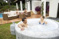 Lay-Z-Spa Zurich 4 Person Inflatable Hot Tub -Outdoor Garden Shop lay z spa zurich 4 person inflatable hot tub6941607312797 06i bq