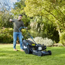 Mac Allister MLMP550SP46-M&S 140cc Petrol Rotary Lawnmower -Outdoor Garden Shop mac allister mlmp550sp46 m s 140cc petrol rotary lawnmower5059340124506 01i