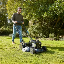 Mac Allister MLMP550SP46-M&S 140cc Petrol Rotary Lawnmower -Outdoor Garden Shop mac allister mlmp550sp46 m s 140cc petrol rotary lawnmower5059340124506 02i