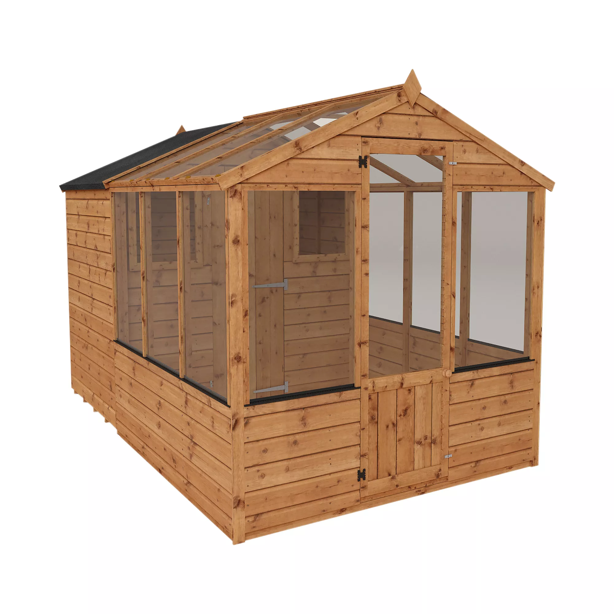 Mercia 10x6 Apex Greenhouse Combi Shed - Assembly Required 4 Mercia 10x6 Apex Greenhouse Combi Shed - Assembly Required - Image 2